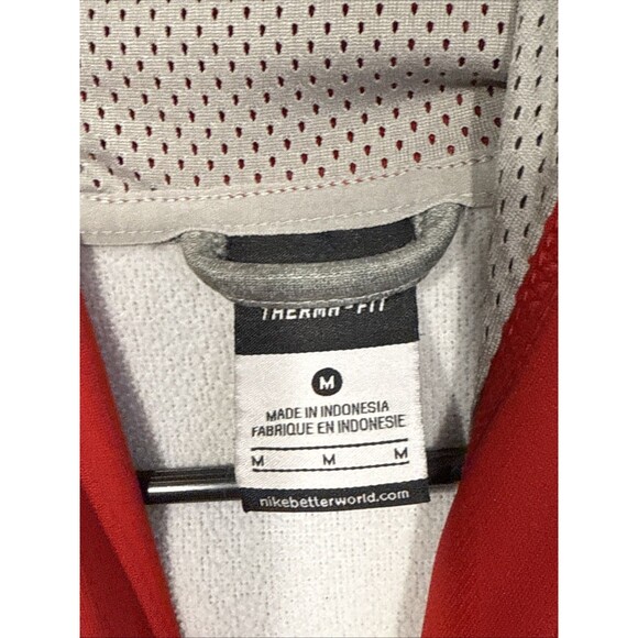 Ohio State Buckeyes Hoodie Mens Medium Gray Long Sleeve Pullover Therma Fit Nike - Picture 4 of 6